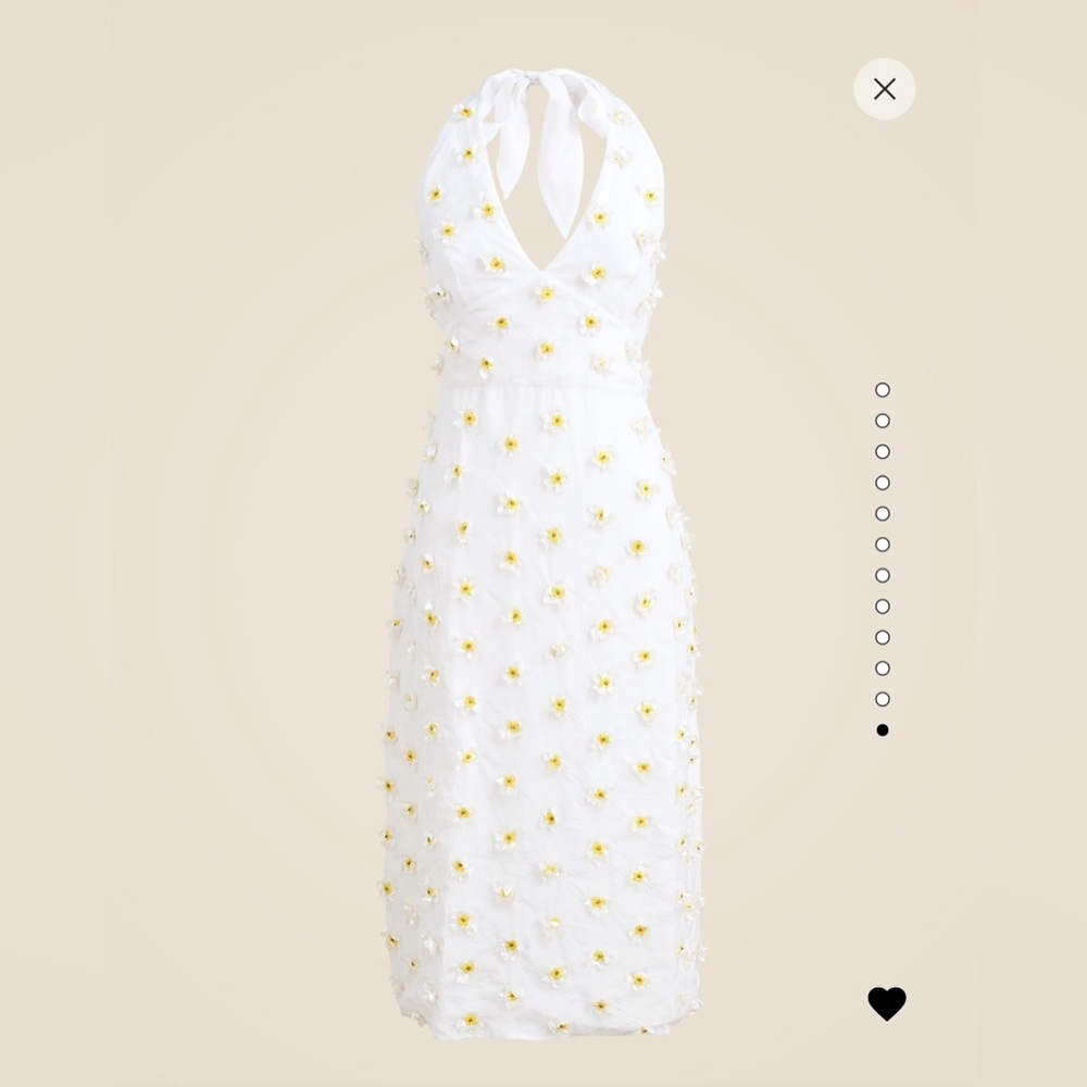 J.Crew Collection embellished halter midi dress - Picture 11 of 12